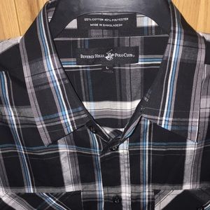 Beverly Hills Polo Club Shirts - Beverly Hills Polo Club Large Shirt Beverly Hills Polo Club Shirts - Beverly Hills Polo Club Large Shirt